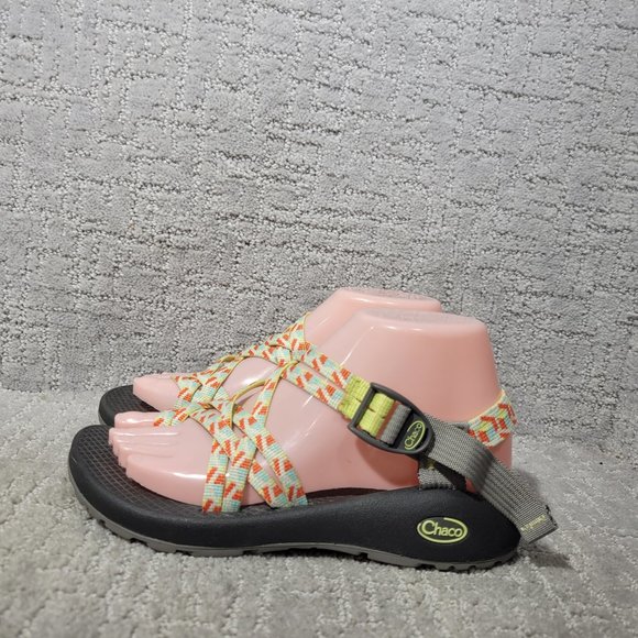 Chaco ZX/2 Women's Size US 7 Classic Prism Yellow Sport Adjustable Sandals.  NEW - Picture 7 of 12